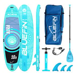 Bluefin Sup 10'8" Aura FIT Rameur | Parfait pour Le Fitness & Le Yoga | Aqua Fitness | avec Accessoires Inclus | Garantie de 5 Ans