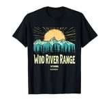 Vintage Wind River Range Wyoming Souvenir Hiking Sunset T-Shirt