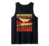 Introvert but willing to discuss Vultures men Birdwatcher Tank Top