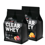 2 x Clear Whey Myseprotein 500 g