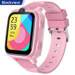 Blackview Z10 Montre Connectée d'appel pour enfants Smartwatch Sport Etanche IP68 pour Android iOS - Rose