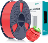 PLA+ Filament 1.75mm,Filament PLA Plus pour Imprimante 3D,Filament PLA+ 1KG pour impression 3D avec Meilleure Résilience,Neatly Wound,Précision+/-0.02mm,Rouge cerise