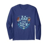 Santiago Of The Seas Join The Crew Distressed Logo Long Sleeve T-Shirt