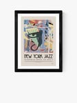 EAST END PRINTS Your Local Ross 'New York Jazz' Framed Print