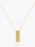 Melissa Odabash Austrian Crystal Love Long Pendant Necklace, Gold