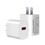 18W QC 3.0 USB Charger Fast Power Adapter For iPad iPhone 16 Pro Max 15 14 13 12