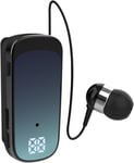 Casque Bluetooth Avec Microphone, Kit Mains Libres, Bluetooth, Téléphone Portable, Lavalier, Casque De Voiture, Écouteurs Rétractables, Écouteurs Intra-Auriculaires, Écouteurs Intra-Auriculaires Pour