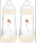 MAM Easy Start Self Sterilising Anti-Colic Baby Bottle Pack of 2  (2 x 260 ml)