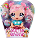 I Love U Glitter Babyz Dreamia Stardust Baby Doll with 3 Magical Colour changes,