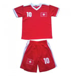 Ensemble Foot Short Et Maillot De Foot Enfant Suisse