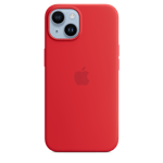 iPhone 14 Silicone Case with MagSafe — (PRODUCT)RED