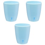 Lot De 3 Pots Pour Orchidées Avec Réserve D'eau - Orchidea Bleu 2 Litres