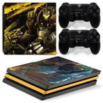 Kit De Autocollants Skin Decal Pour Ps4 Prometal Gear Solide V,T1tn-P4pro-6334