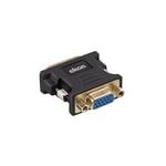 Ekon adattatore DVI-D VGA, femmmina maschio, a lucchetto, connettori dorati, alta definizione, per PC, laptop, Monitor, TV, DVD