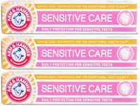 Arm & Hammer Sensitive Care Baking Soda Toothpaste 125g X 3