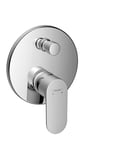 Hansgrohe Rebris S 72467000 Mitigeur monocommande pour baignoire encastré avec combinaison de sécurité intégrée Conforme à la norme EN1717 pour iBox Universal, chromé