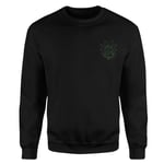 Sweat-shirt Rick and Morty Rick - Brodé - Noir - Unisexe - M