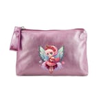 Trousse de maquillage rose fee coeur