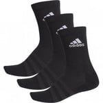 Adidas ADIDAS Crew Cushion Black 3-Pack (37-39)