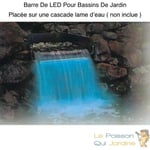 Le Poisson Qui Jardine - Barre Éclairage led 30 cm Pour Bassins Et Cascades De Jardin. Éclairage Étanche