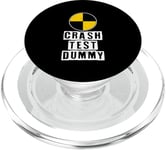 Car Accident Crash Car Saying Funny Crash Test Dummy PopSockets PopGrip for MagSafe