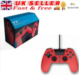 Gioteck VX-4 USB Wired Compact Gaming Controller for PlayStation 4 - Red