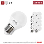 Lot de 10 Ampoule LED E27 6W G45 équivalent à 45W Blanc Froid 6000K