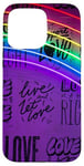 iPhone 15 Pro Max Rainbow Colors LGBTQi+ Gay Love Case