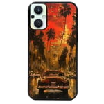 Coque noire pour Reno 8 Lite hawaii vintage