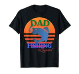 Dad Fishing Legend Catch Fish Graphic Design Father Day Gift T-Shirt