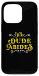 iPhone 13 Pro The Dude Abides Vintage Design For Film Loving Bowler Case