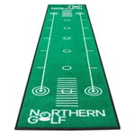 NORTHERN GOLF INDOOR GOLF PUTTING MAT 2.5M OFFICE GOLF PUTTING MAT TRAINING AID