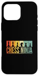 Coque pour iPhone 16 Pro Max Ninja d'échecs