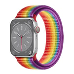 Nylon klokkerem Apple Watch 9 (41mm) - Pride Edition