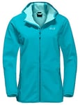 Jack Wolfskin Women's Northern Point Softshell jacket, Dark Aqua, XS