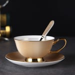 DUKAILIN Espresso Cups Tea Cup Saucer Spoon Set 200Ml Noble Ceramic Coffee Cup Advanced |Porcelain Teacup|Coffee Cup