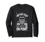 Proud Bearded Father Dad And Beard Parenting Dad Jokes Long Sleeve T-Shirt