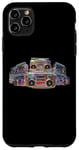 Coque pour iPhone 11 Pro Max Radio Hiphop Boom Box années 80 et 90 pour amateurs de rap pour hommes, femmes, enfants