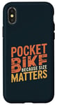 iPhone X/XS Mini-Motorcycle Rider Size Pocket-Bike Case