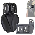 SPIDER HOLSTER – Spider X Belt and Backpack Camera Holster Kit with Clip-On Self-Locking Camera Holster, Mirrorless Camera Plate, and Backpack Adapter – Compatible with Any Belt or Bag Strap