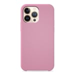 Coque silicone unie Soft Touch Rose compatible Apple iPhone 13 Pro Max - Neuf