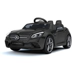 TURBO CHALLENGE - Mercedes SLC - Porteur Elèctrique - 119182 - Voiture Télécommandée - Noir - 30Kg Max - Plastique - Batteries Rechargeables et Piles Non Incluses - De 3 Ans À 6 Ans