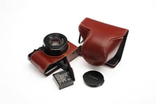 Genuine Real Leather Full Camera Case Bag Cover for Panasonic LX100 II LX100 M2