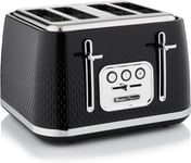 Swan Elegance 4 Slice Toaster ST19025BLK (Black)