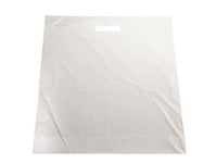 Bærepose 420X450/50 Mm 40 My Ldpe Med 50% Genbrugsplast Hvid - (500 Stk.)