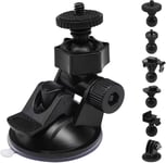 Support De Caméra À Ventouse Isportgo S30 Avec 10 Joints Pour Rexing, Z-Edge, Old Shark, Kdlinks, Falcon Zero, Transcend, Vantrue, Gopro Hero Et La Plupart Des Caméras Gps Dvr