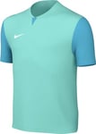 Nike Short-Sleeve Soccer Jersey Y NK DF Trophy V JSY SS, Hyper Turq/Chlorine Blue/White, DR0942-354, XS