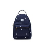 Herschel Nova Backpack | Small - Polka Dot Crosshatch Peacoat RRP £60