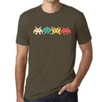 Homme Tee-Shirt Jeux Vidéo Rétro Jeux D'arcade Classiques - Retro Video Games Classic Arcade Gaming - T-Shirt Graphique Éco-Responsable Vintage Cadeau Nouveauté