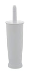 Addis Brosse WC fermé, Plastique, Blanc